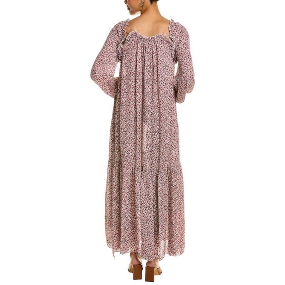 Tory Burch Silk Georgette Maxi Dress EUC - Picture 3 of 9